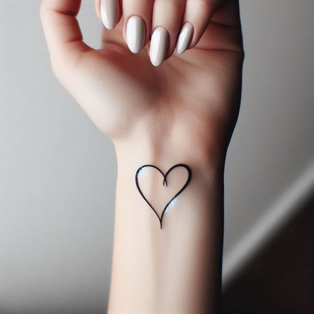 Minimalistic hand tattoos